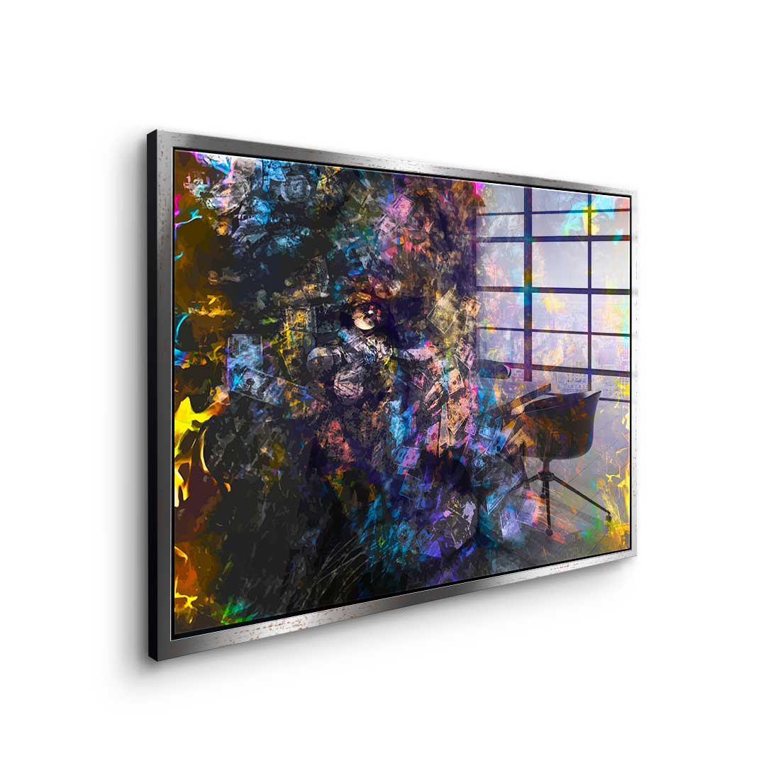 König des Geldes - Acrylglas