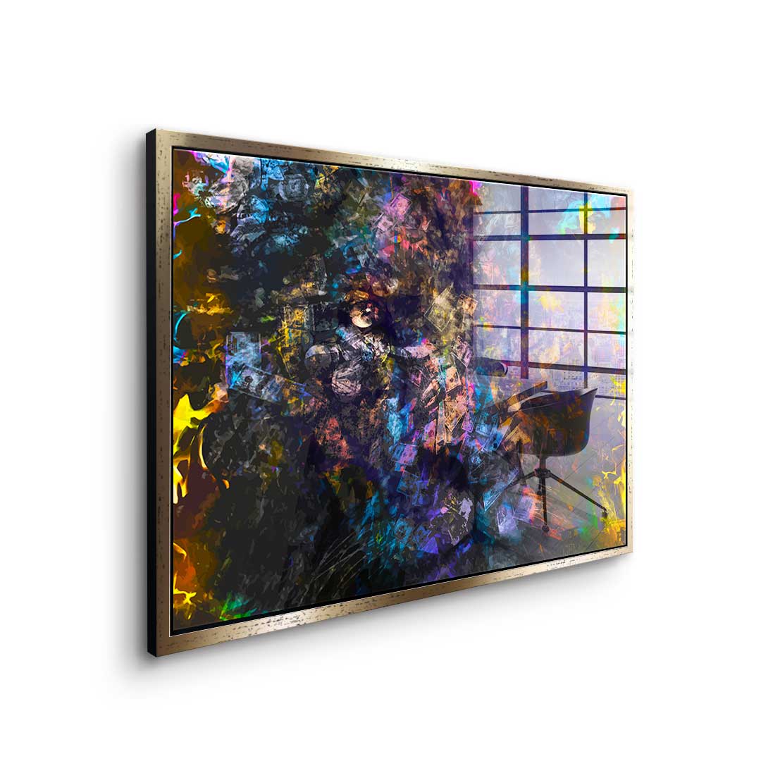 König des Geldes - Acrylglas