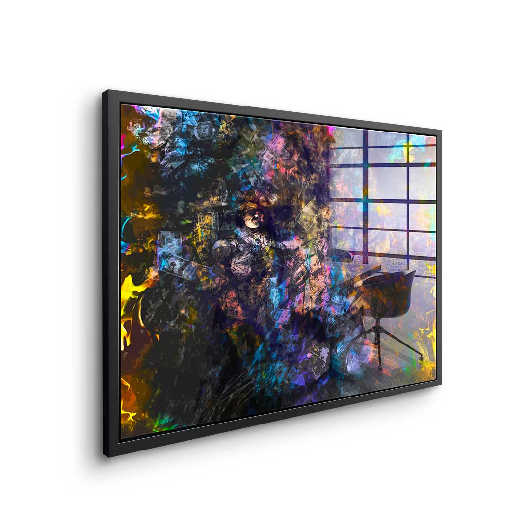 König des Geldes - Acrylglas