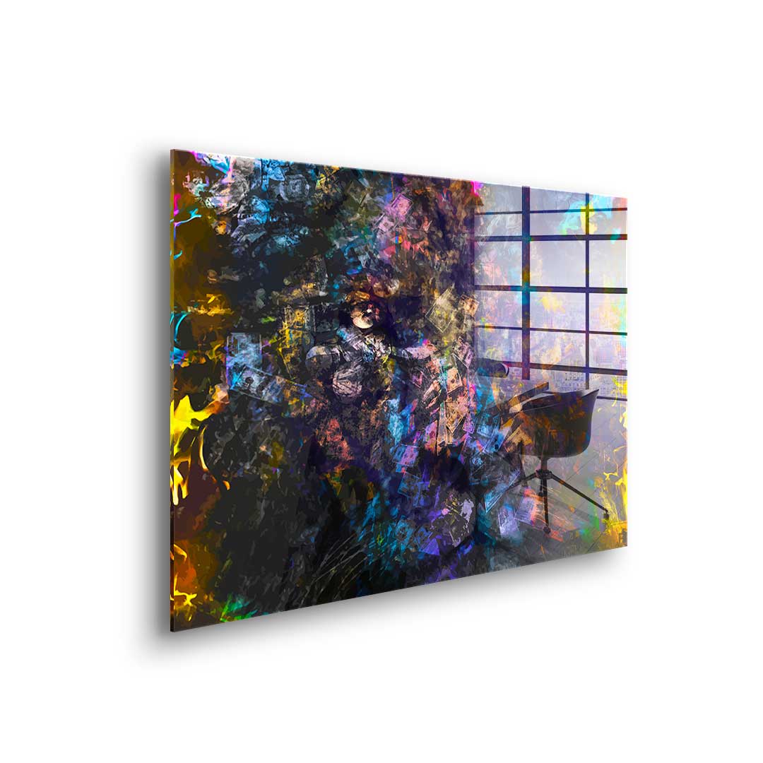 König des Geldes - Acrylglas