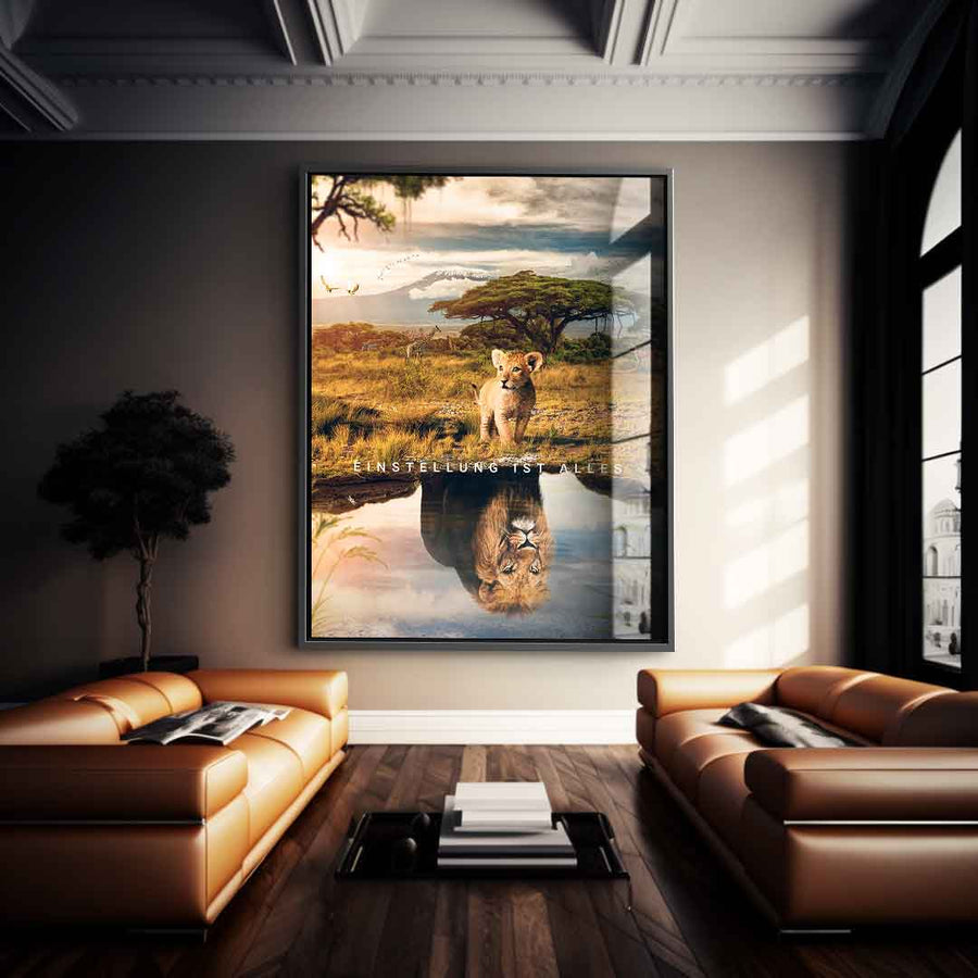 Mindset is everything #africa - acrylic glass