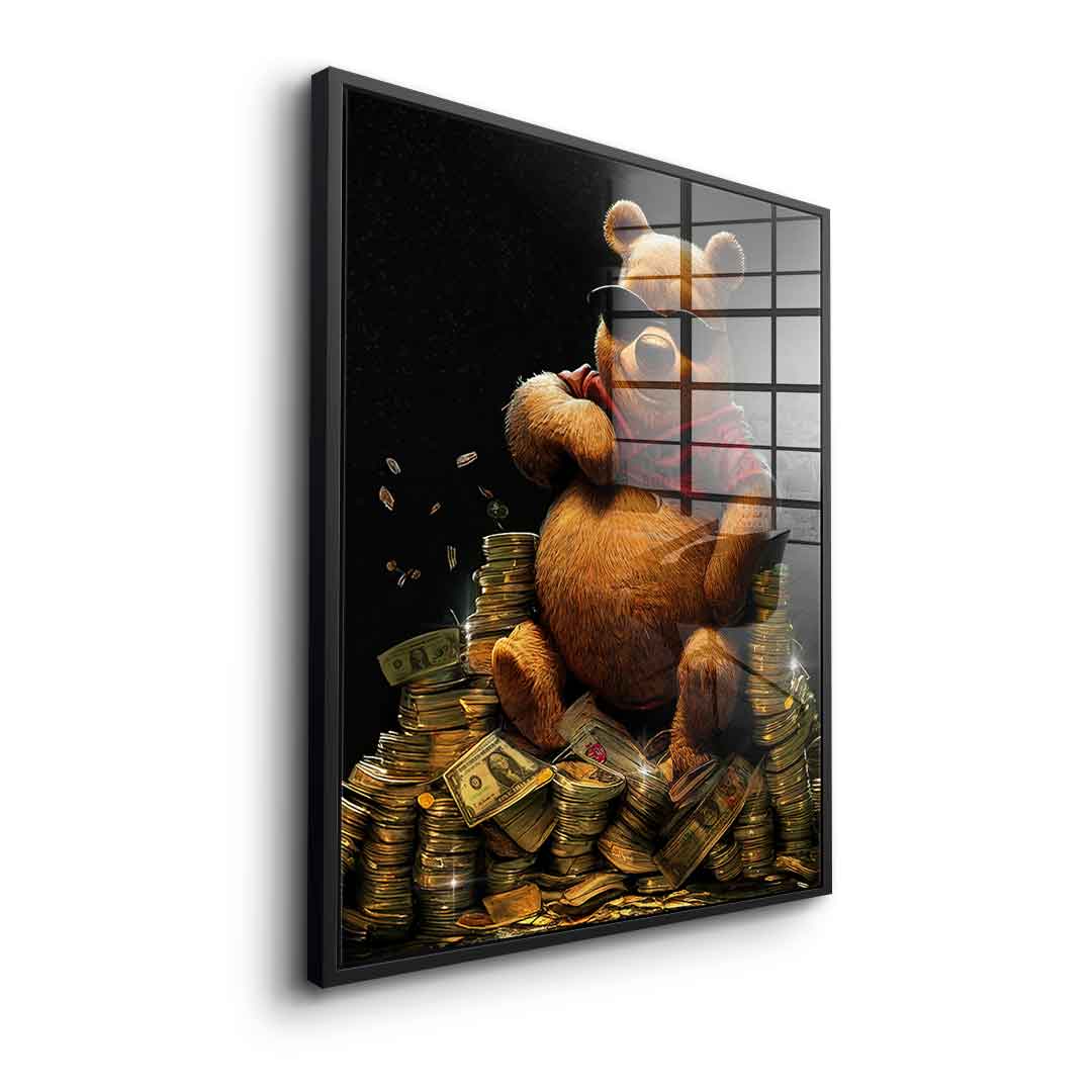 Money Bear - Acrylic glass