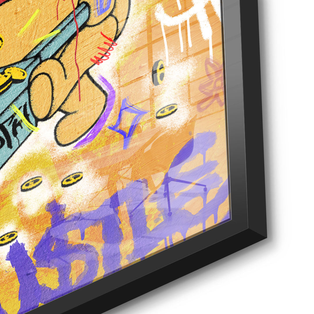 HU$TLE BEAR - Acrylic glass