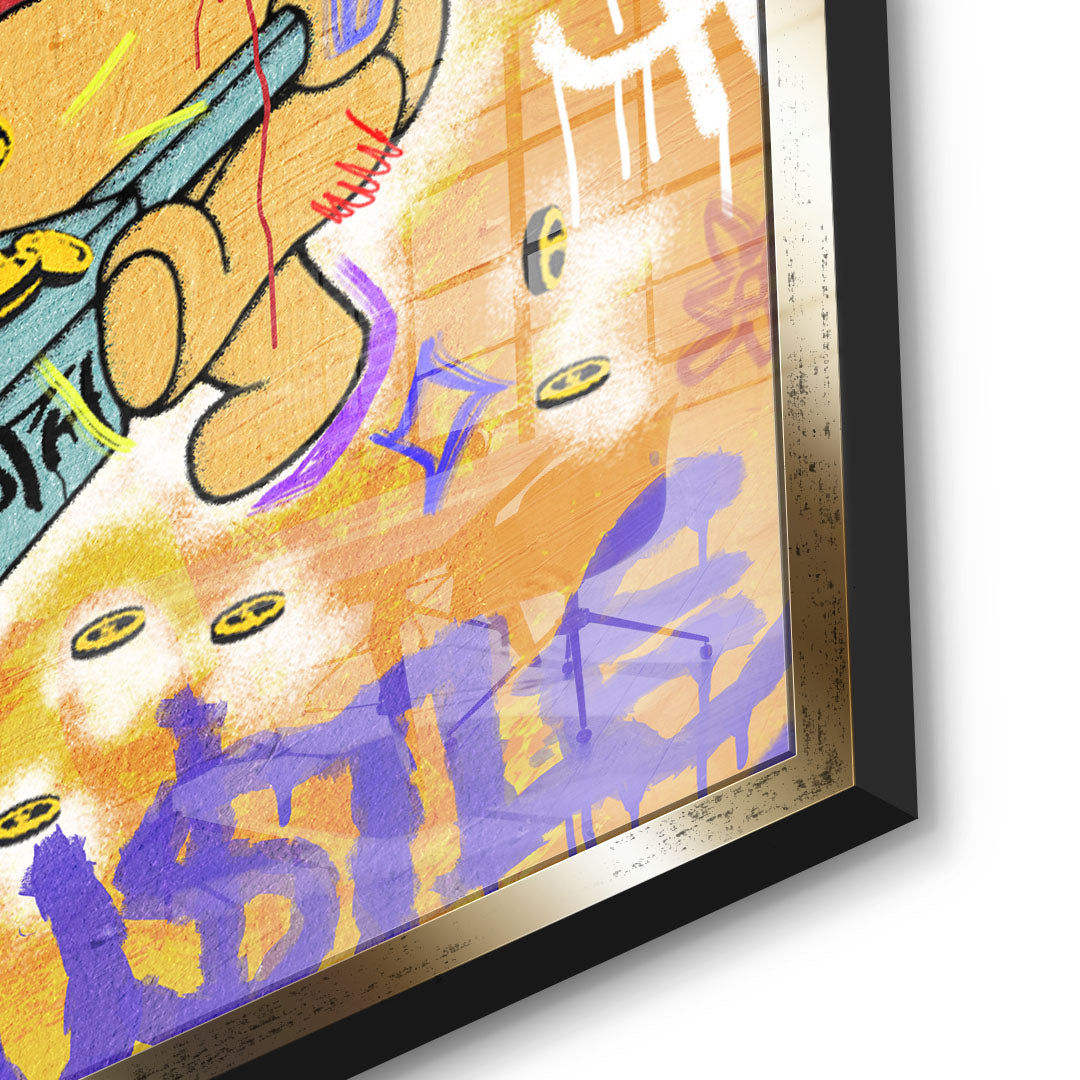 HU$TLE BEAR - Acrylic glass