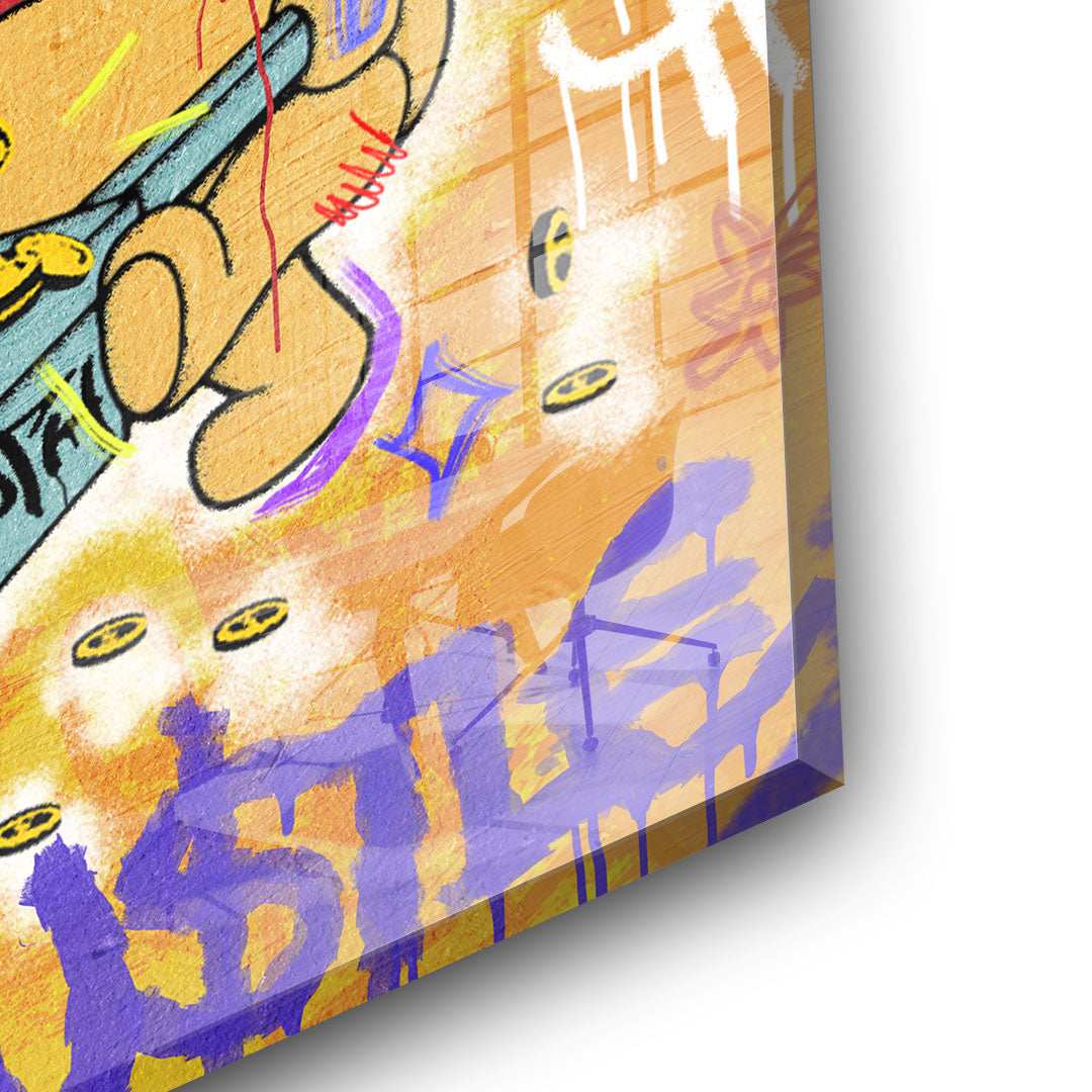 HU$TLE BEAR - Acrylic glass