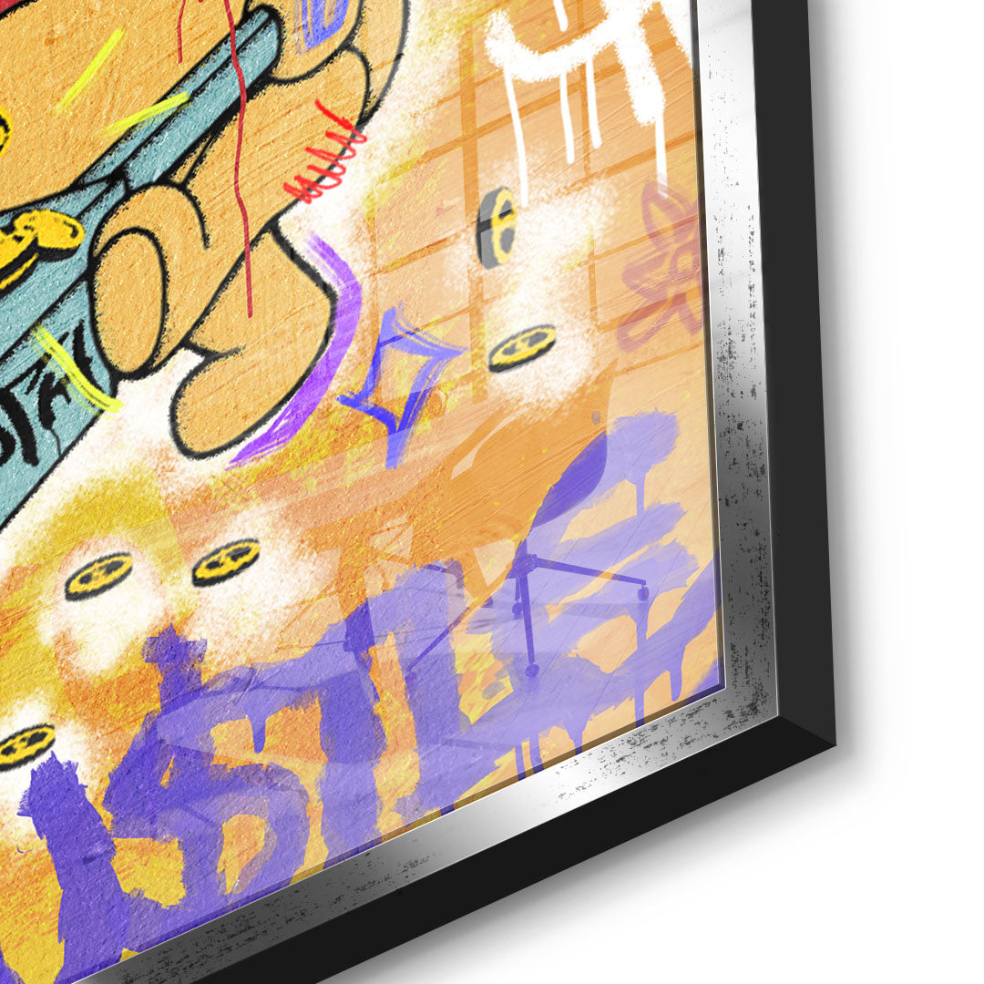 HU$TLE BEAR - Acrylic glass