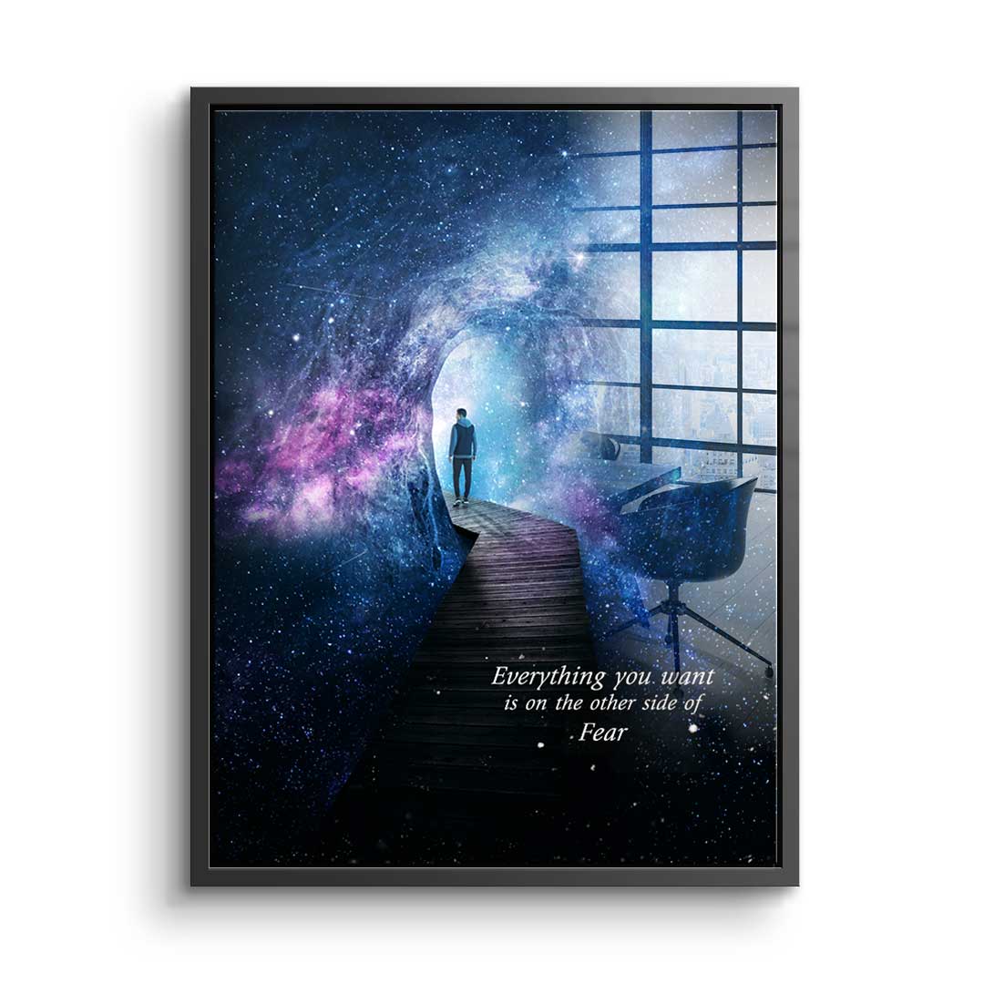 Everything You Want vs. Everything You Fear - Acrylglas