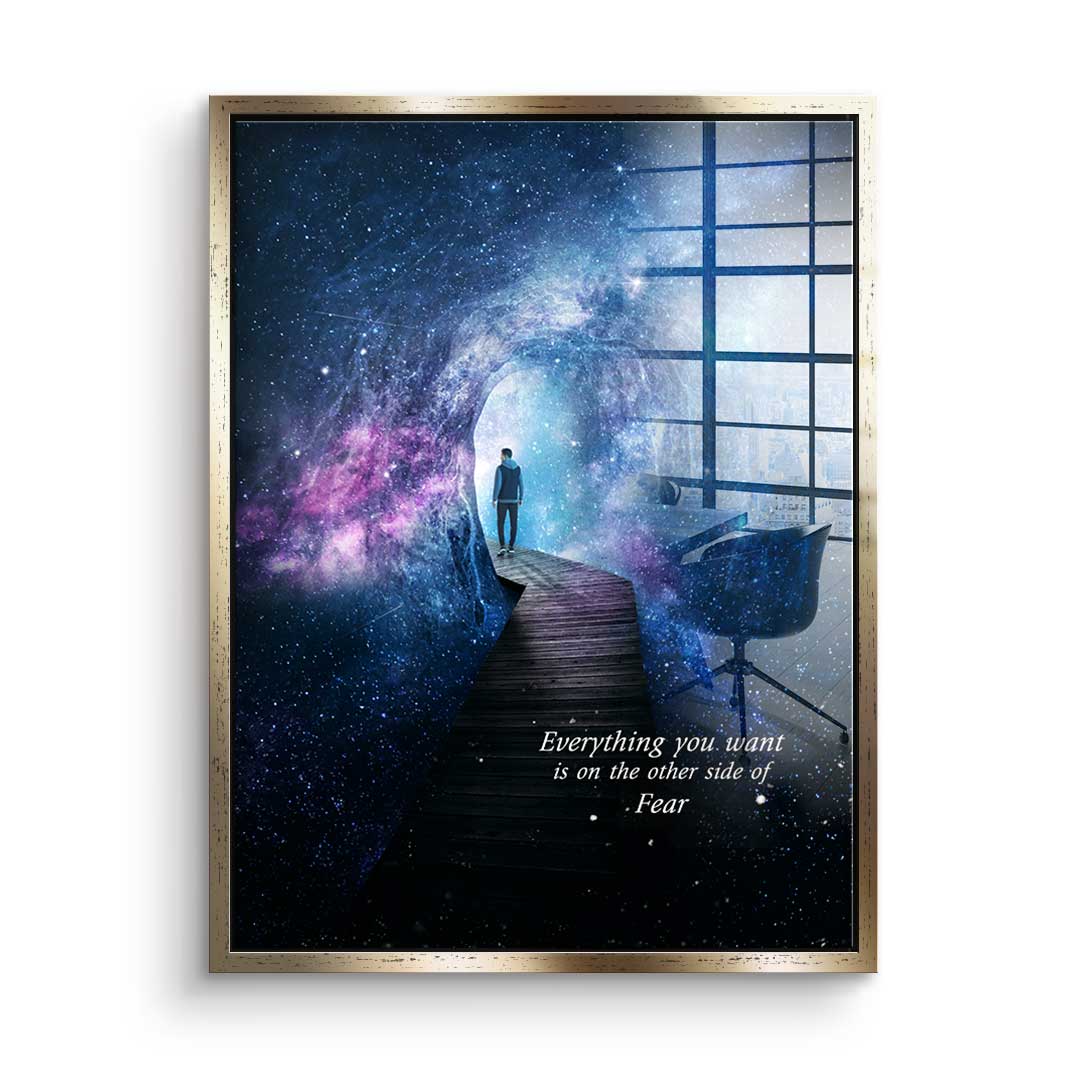 Everything You Want vs. Everything You Fear - Acrylglas