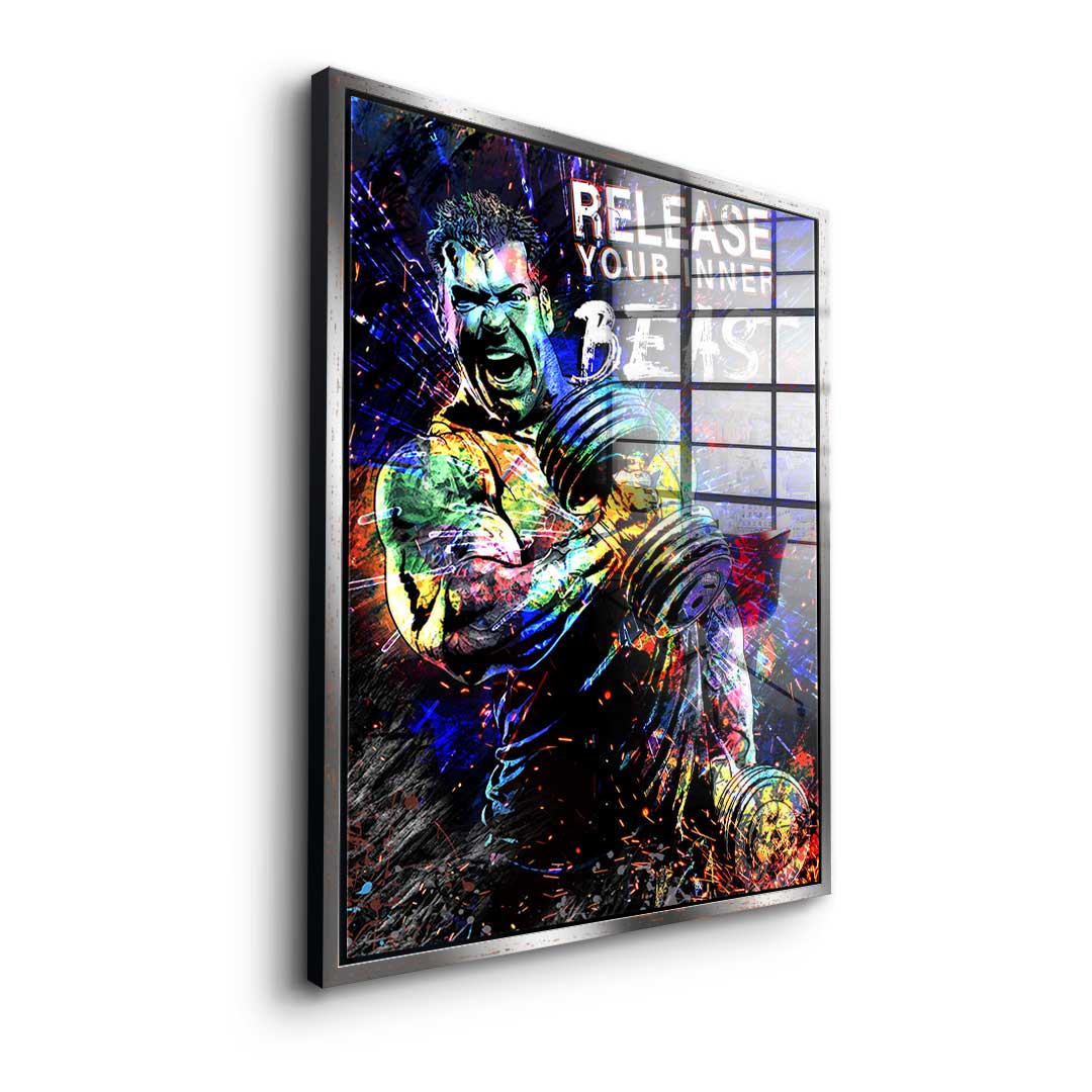 Release your inner Beast - Acrylglas