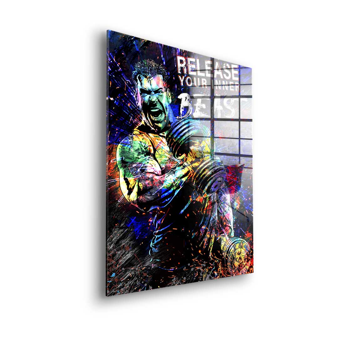 Release your inner Beast - Acrylglas