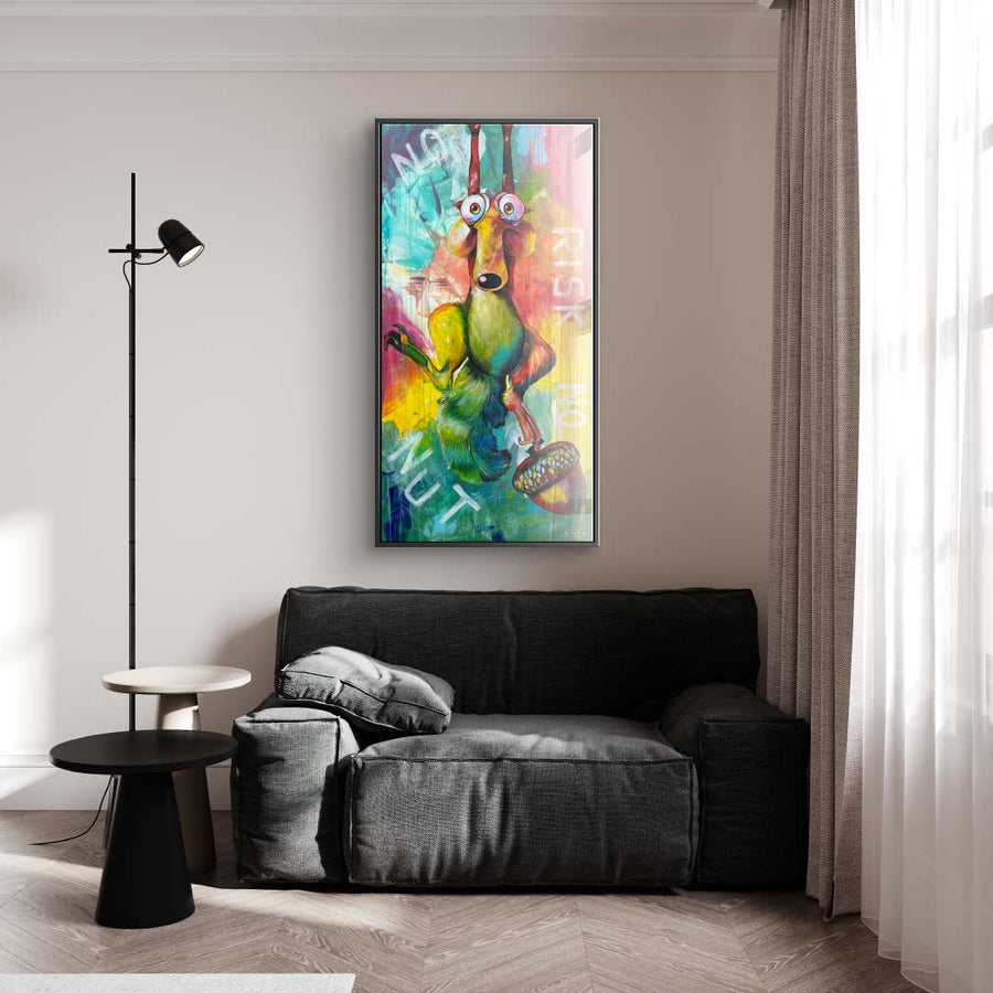 No Risk No Nut - Acrylic glass