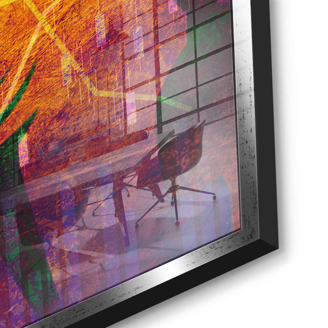 Abstract Stock Market - Acrylic Glass