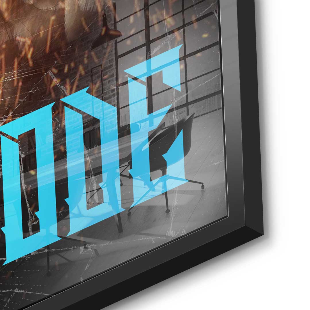 Beast Mode Eagle - Acrylic glass