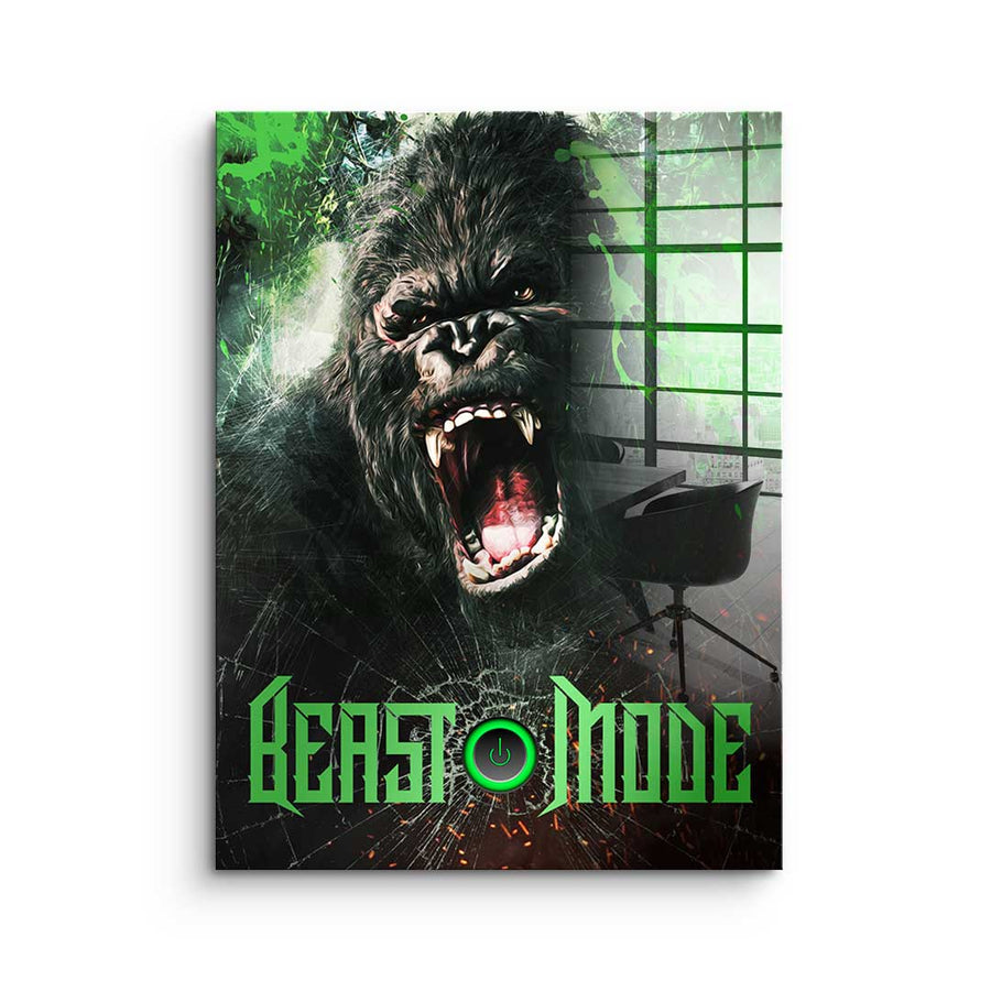 Beast Mode Gorilla - Acrylic Glass