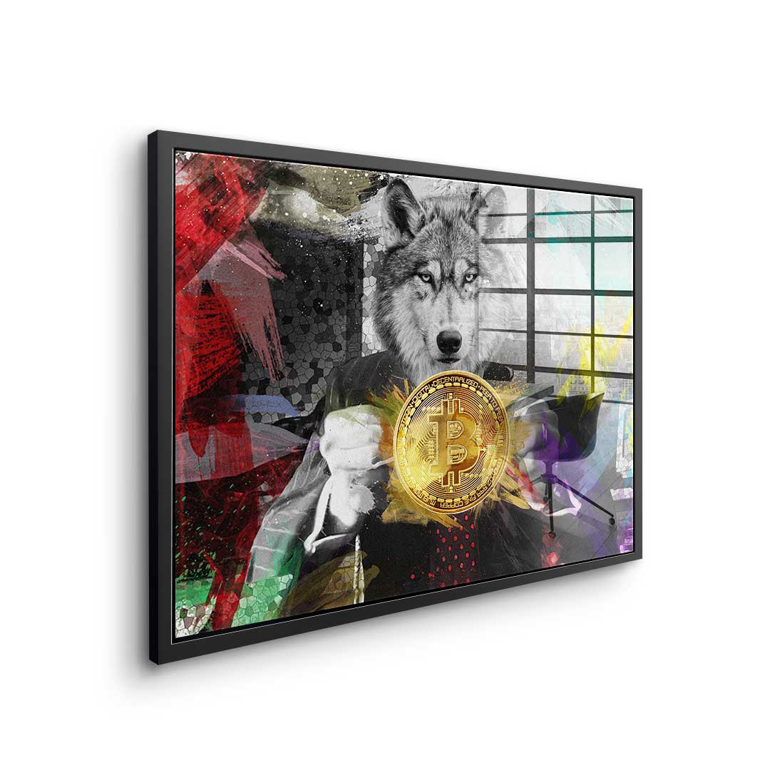 Bitcoin Wolf - Acrylic glass