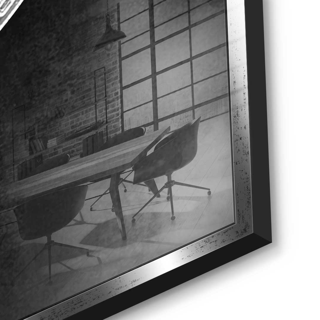 Black Bitcoin - Acrylic glass