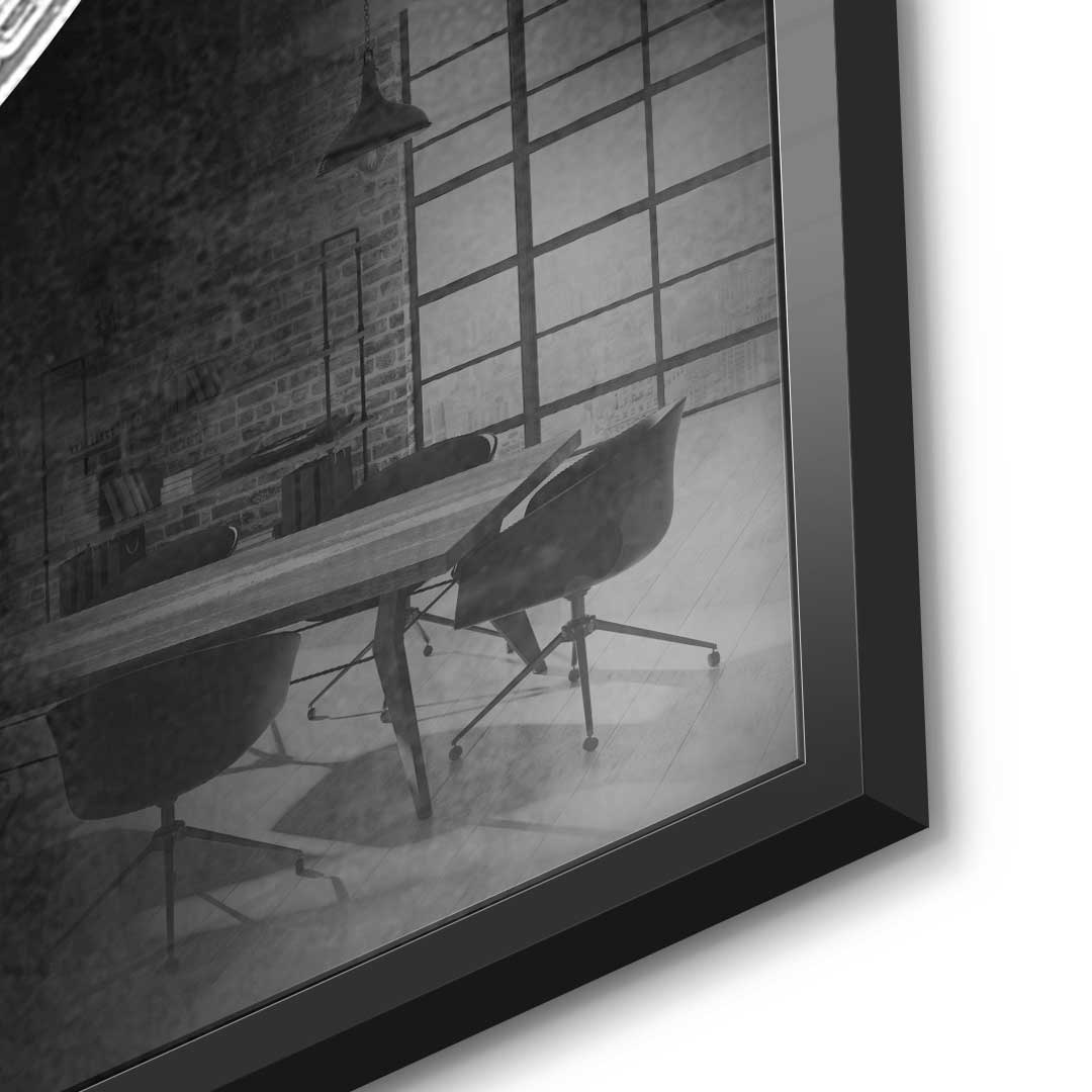 Black Bitcoin - Acrylic glass