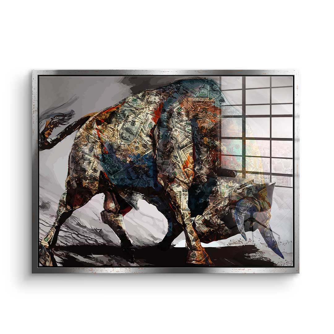 Money Bull - Acrylic glass
