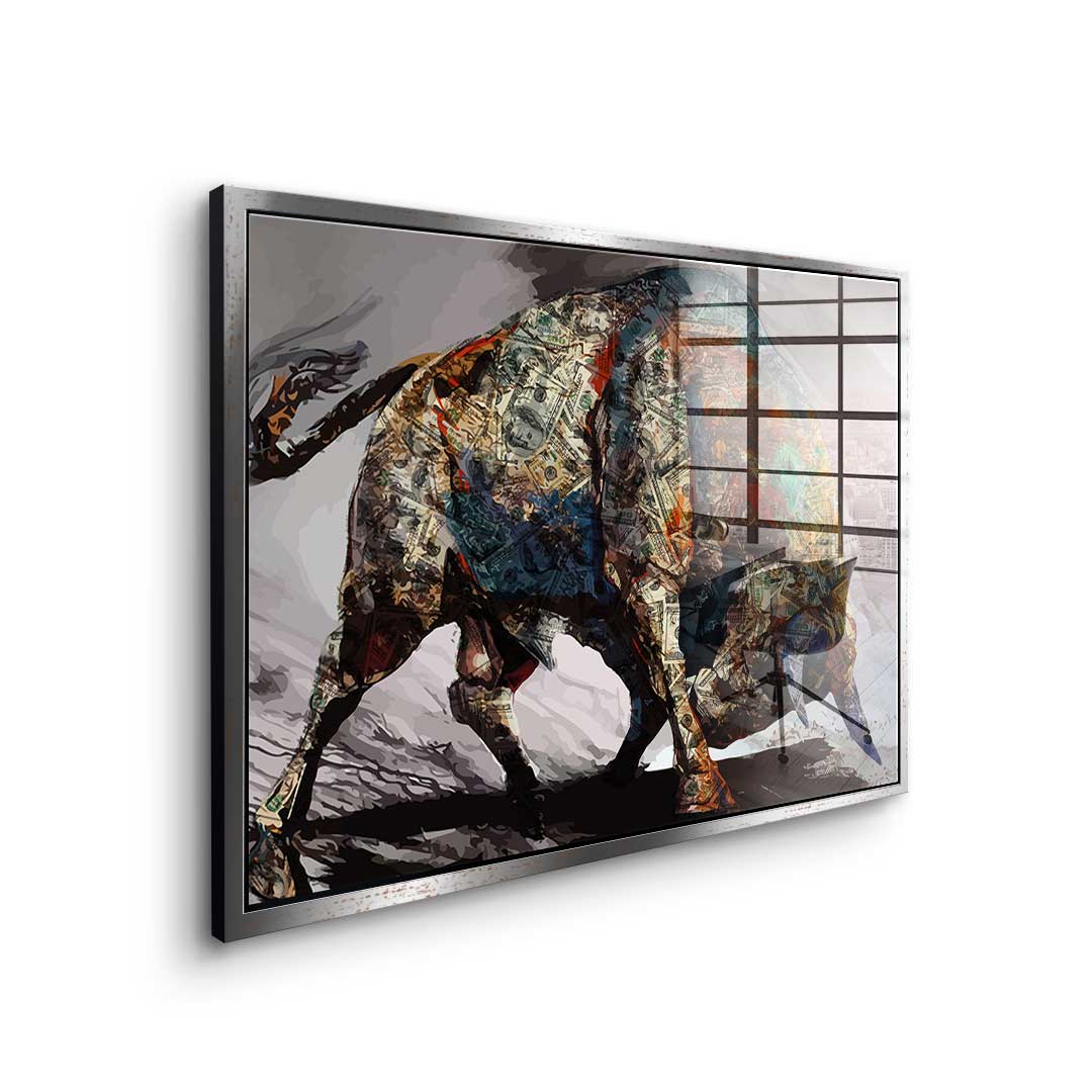 Money Bull - Acrylic glass