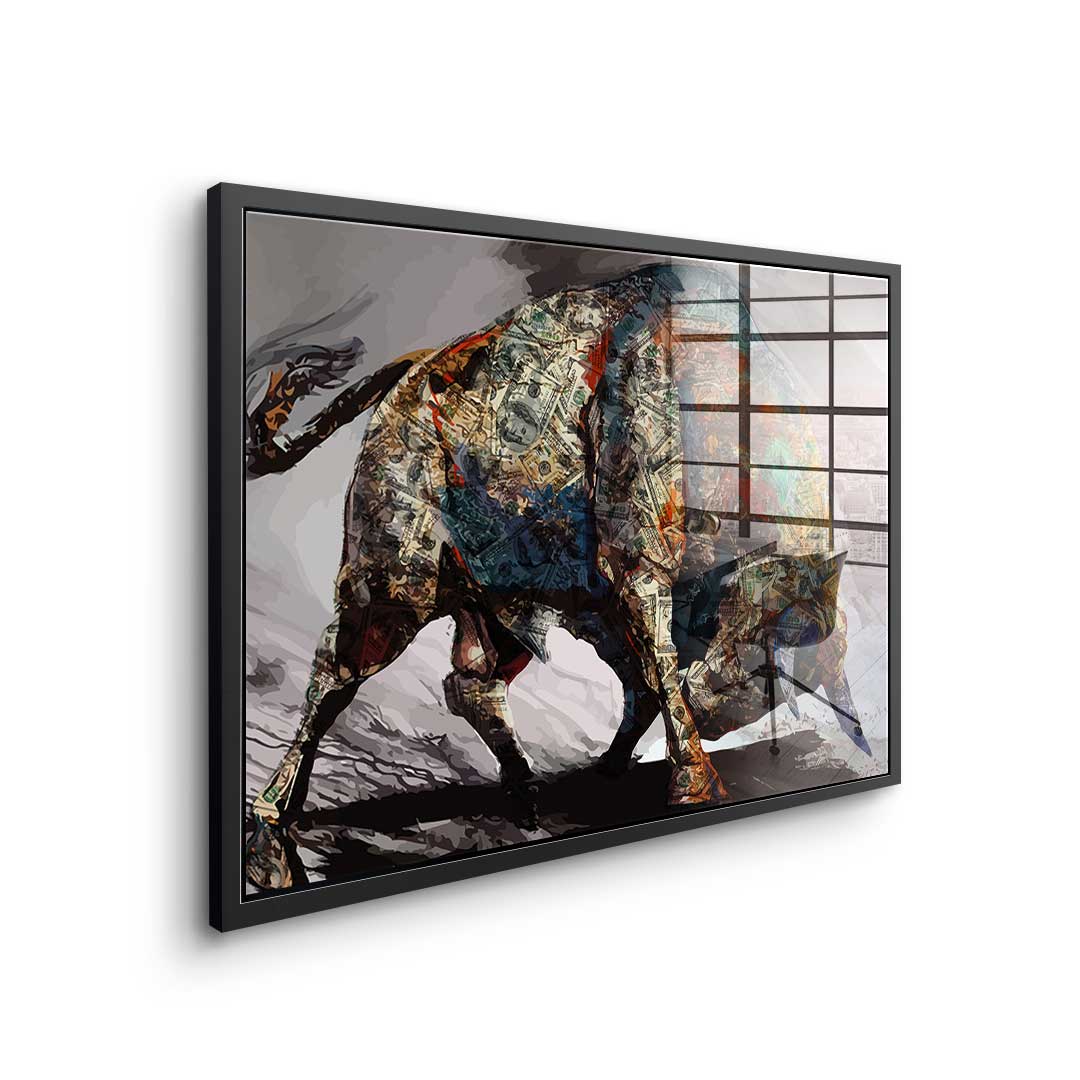 Money Bull - Acrylic glass