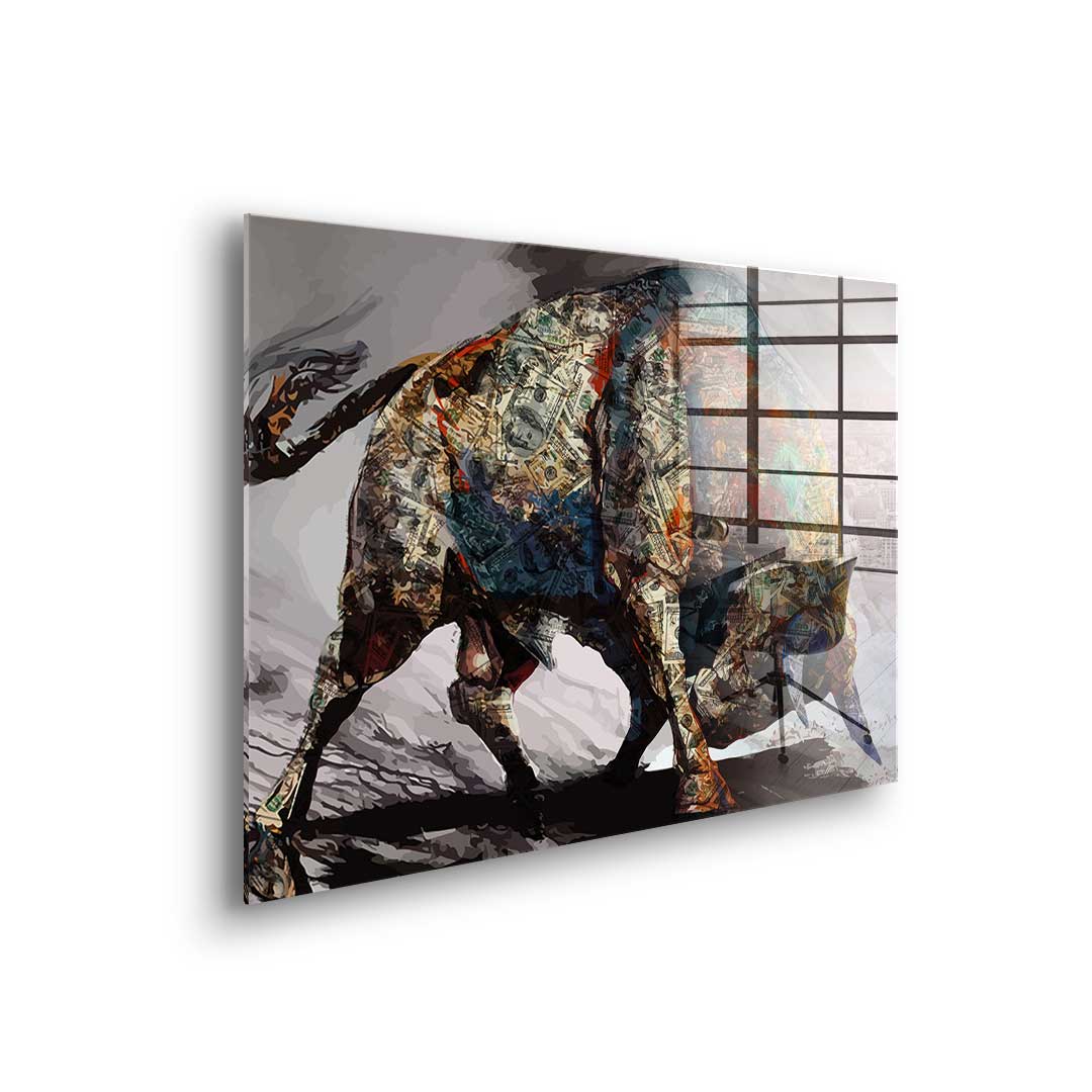 Money Bull - Acrylic glass