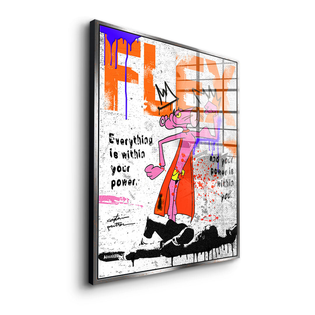 Flexible acrylic glass