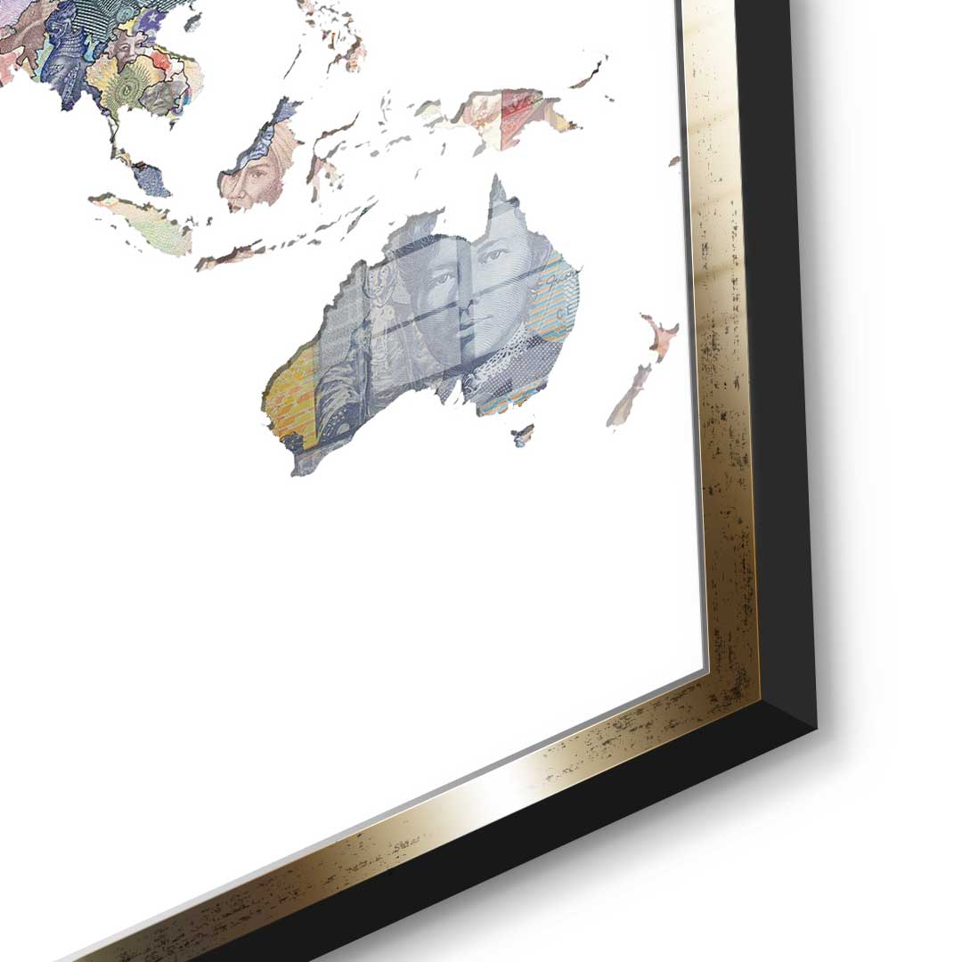 Geld regiert die Welt - White Edition - Acrylglas