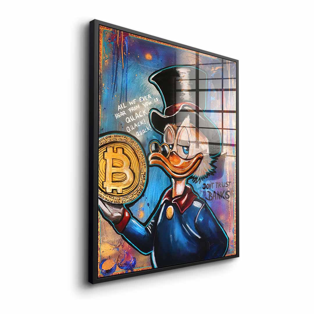 Bitcoin Duck - Acrylic glass