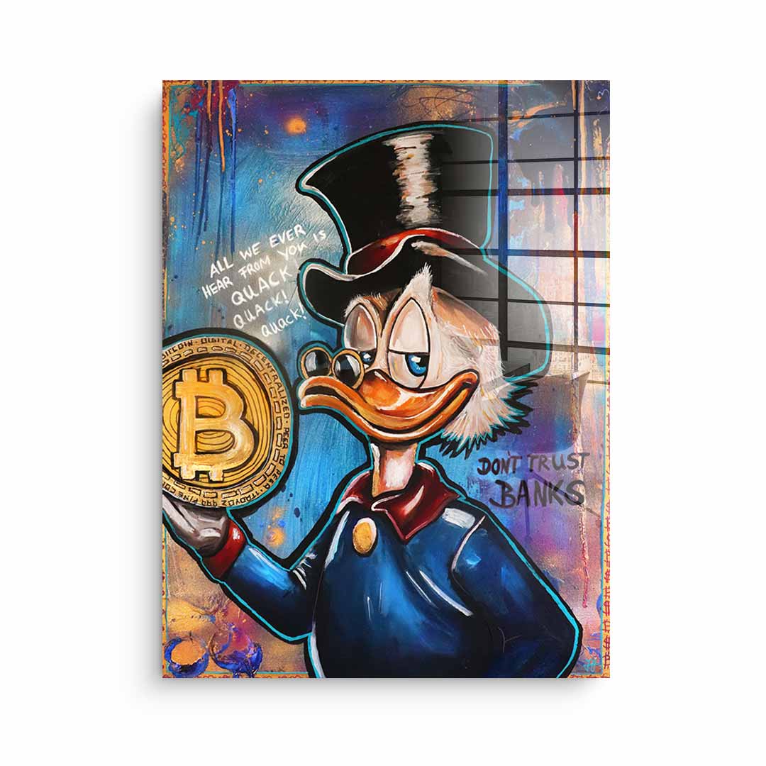 Bitcoin Duck - Acrylic glass
