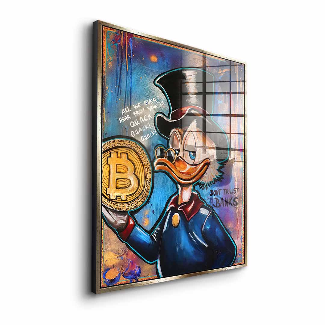 Bitcoin Duck - Acrylic glass