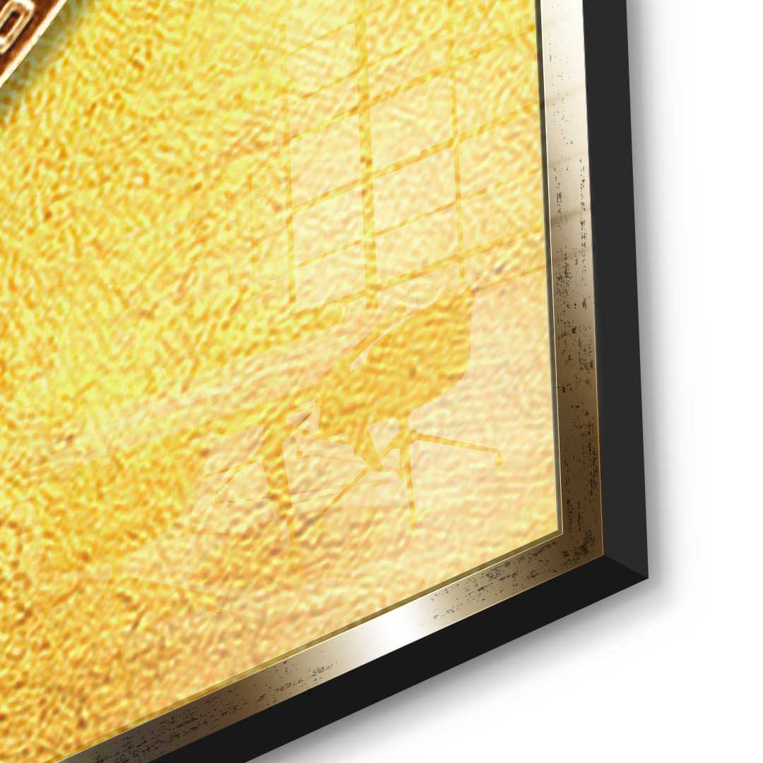 Golden Bitcoin - Acrylglas