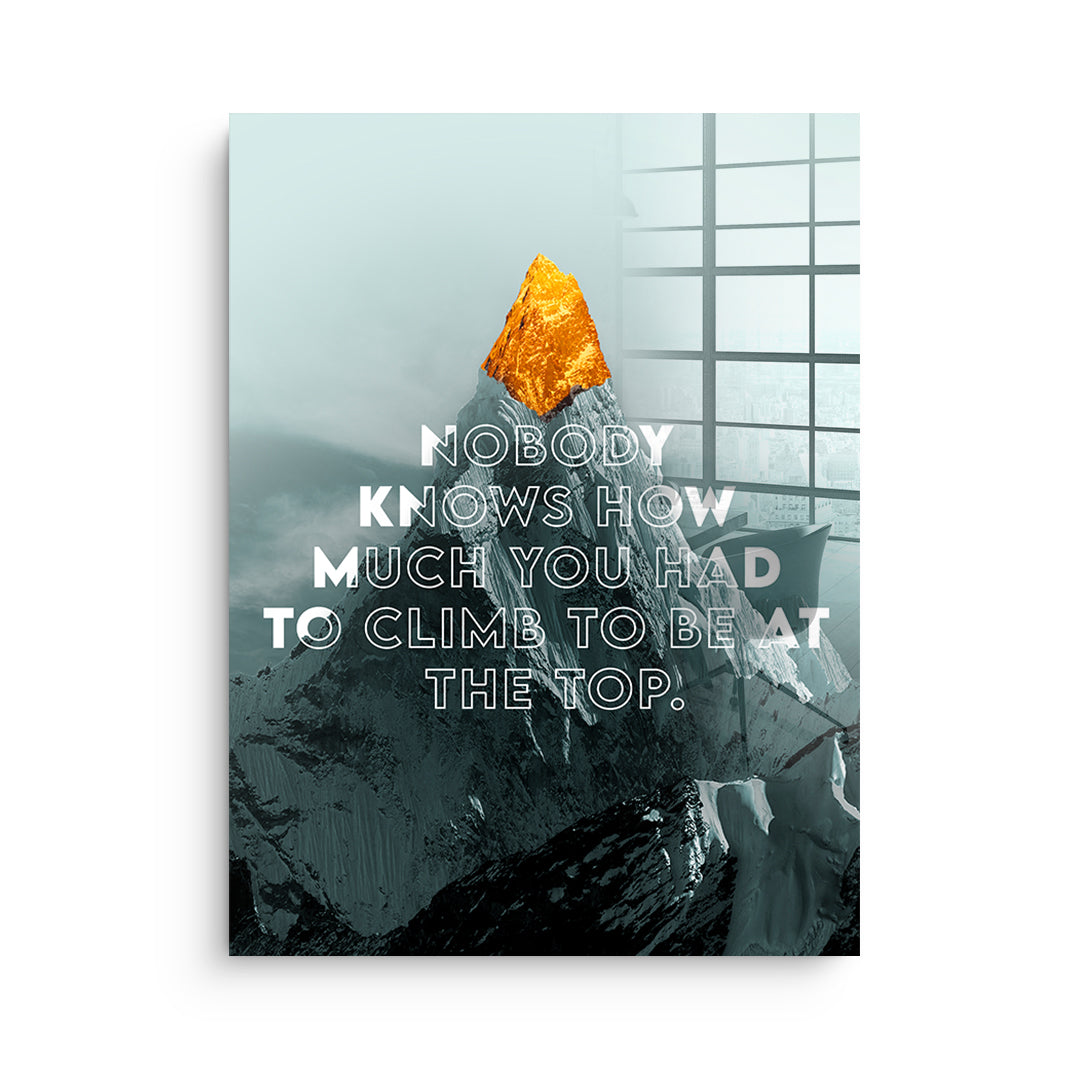 Be at the Top - Acrylic glass