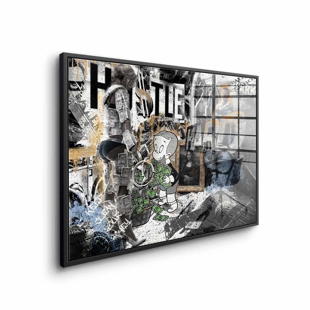 Hustle Hard - Acrylic glass