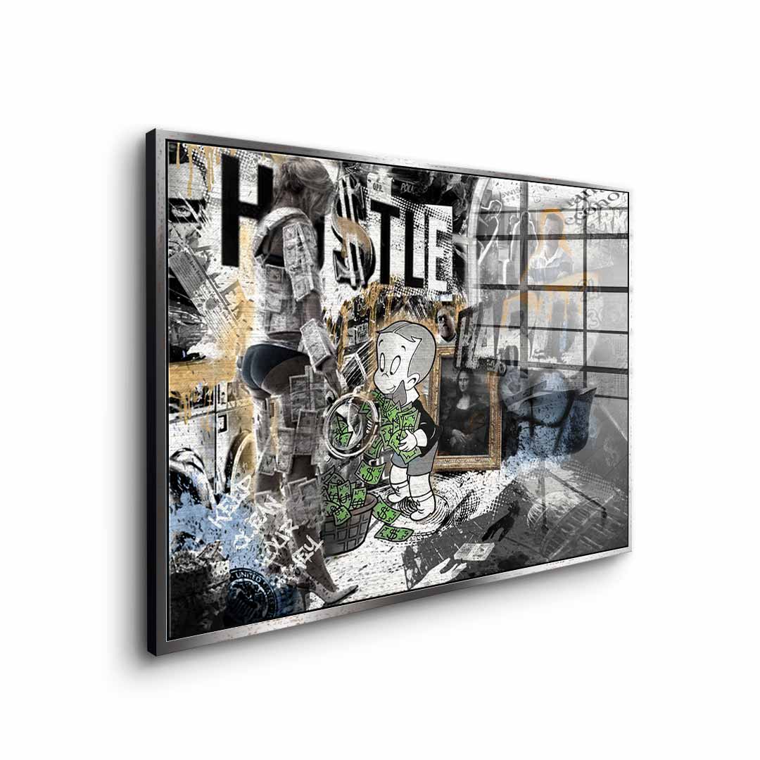 Hustle Hard - Acrylic glass