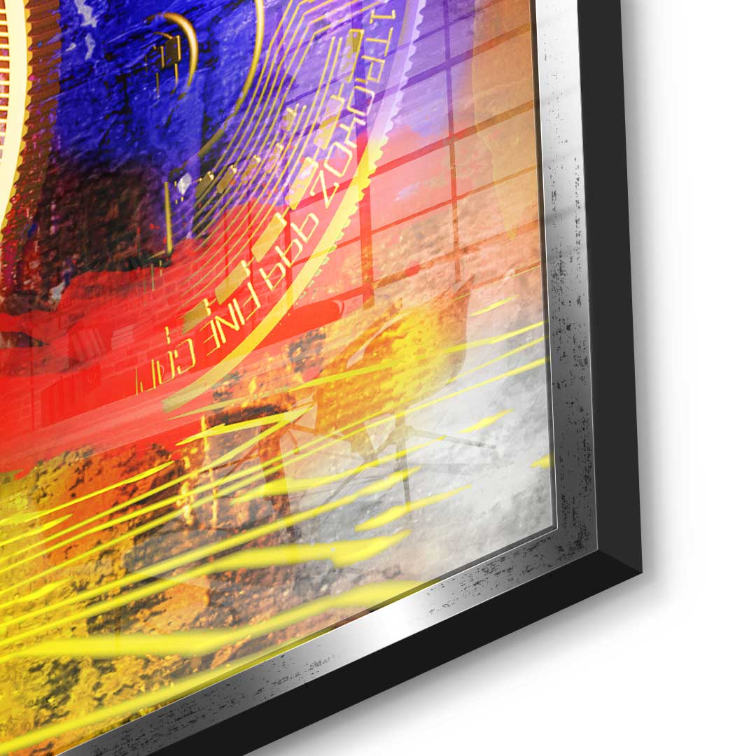 Multiple Bitcoin - Acrylic glass