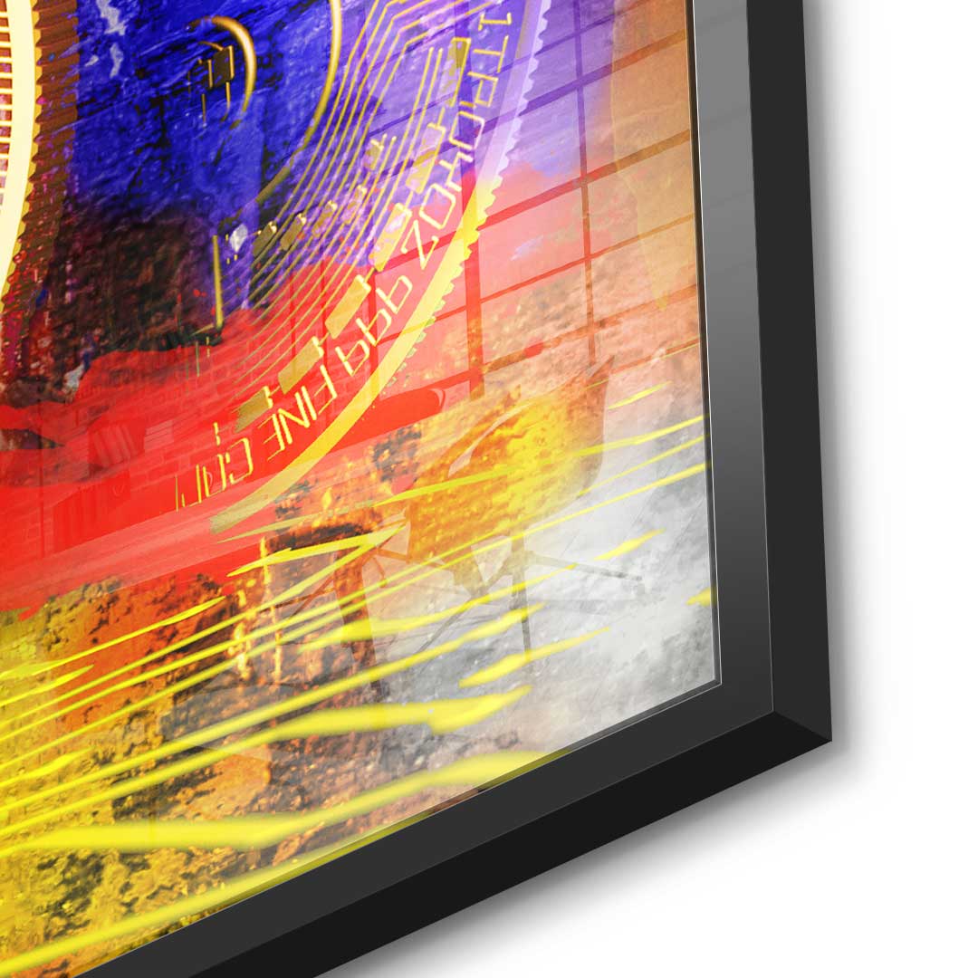 Multiple Bitcoin - Acrylic glass