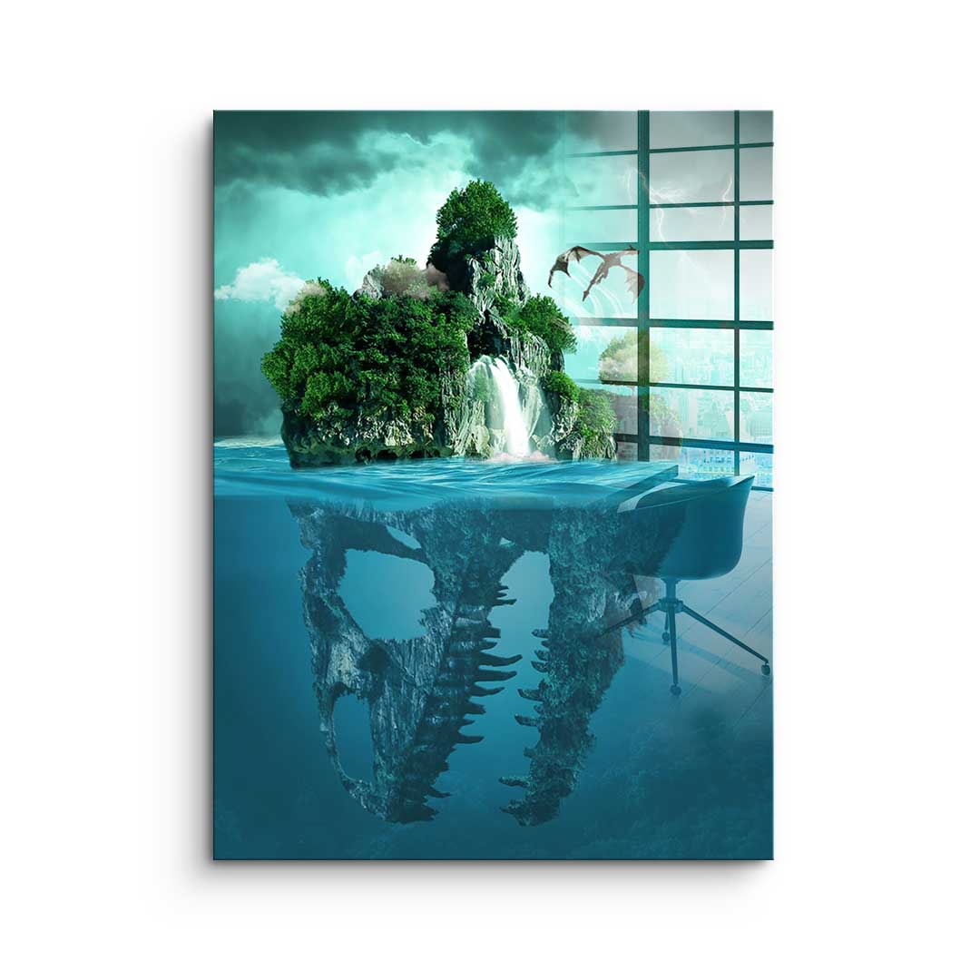 Island With Two Faces - acrylic glass