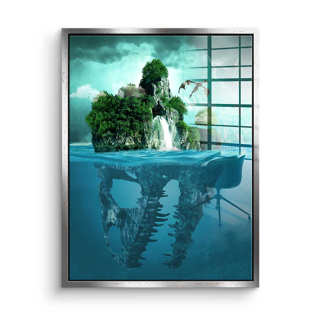 Island With Two Faces - acrylic glass
