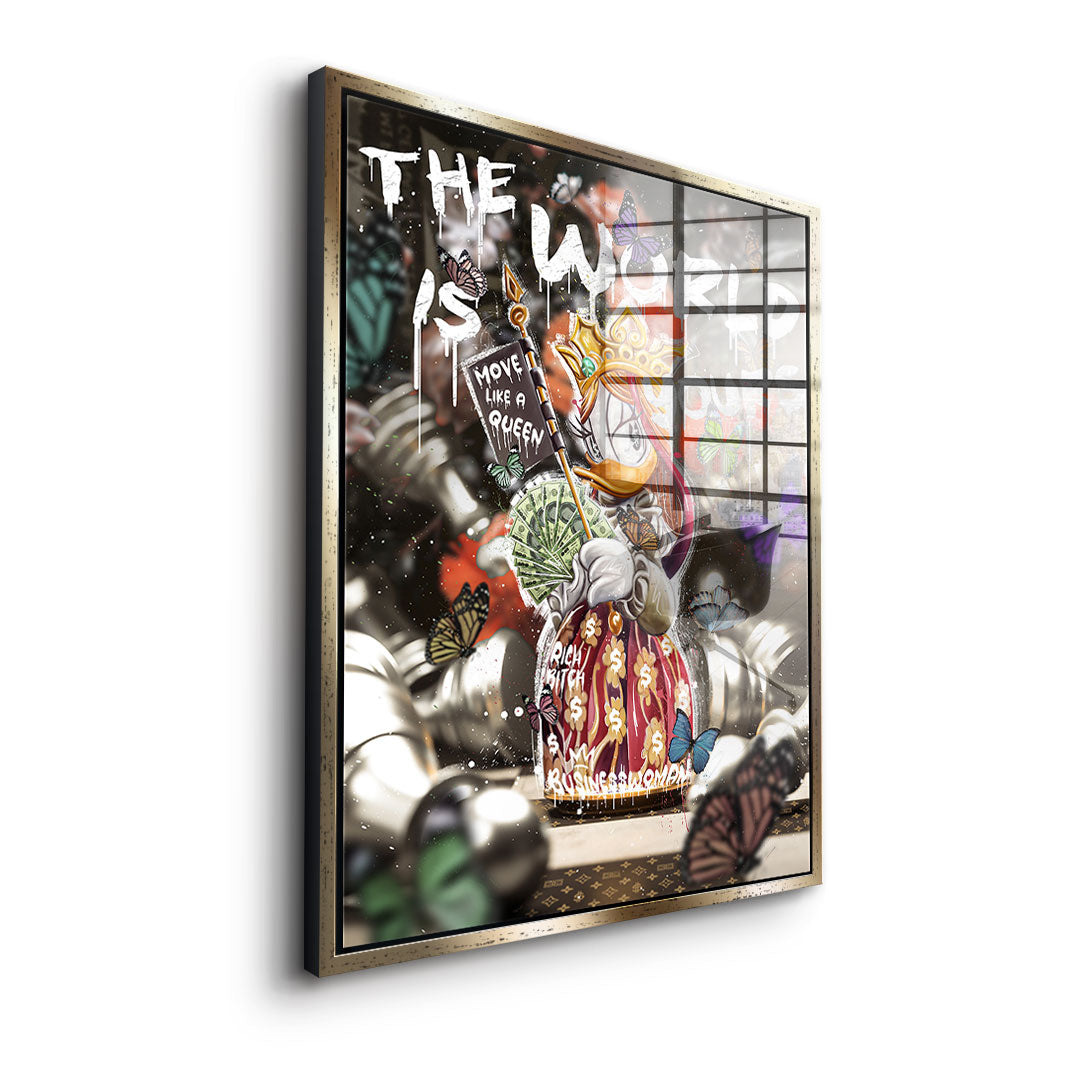 The world is yours - acrylic glass
