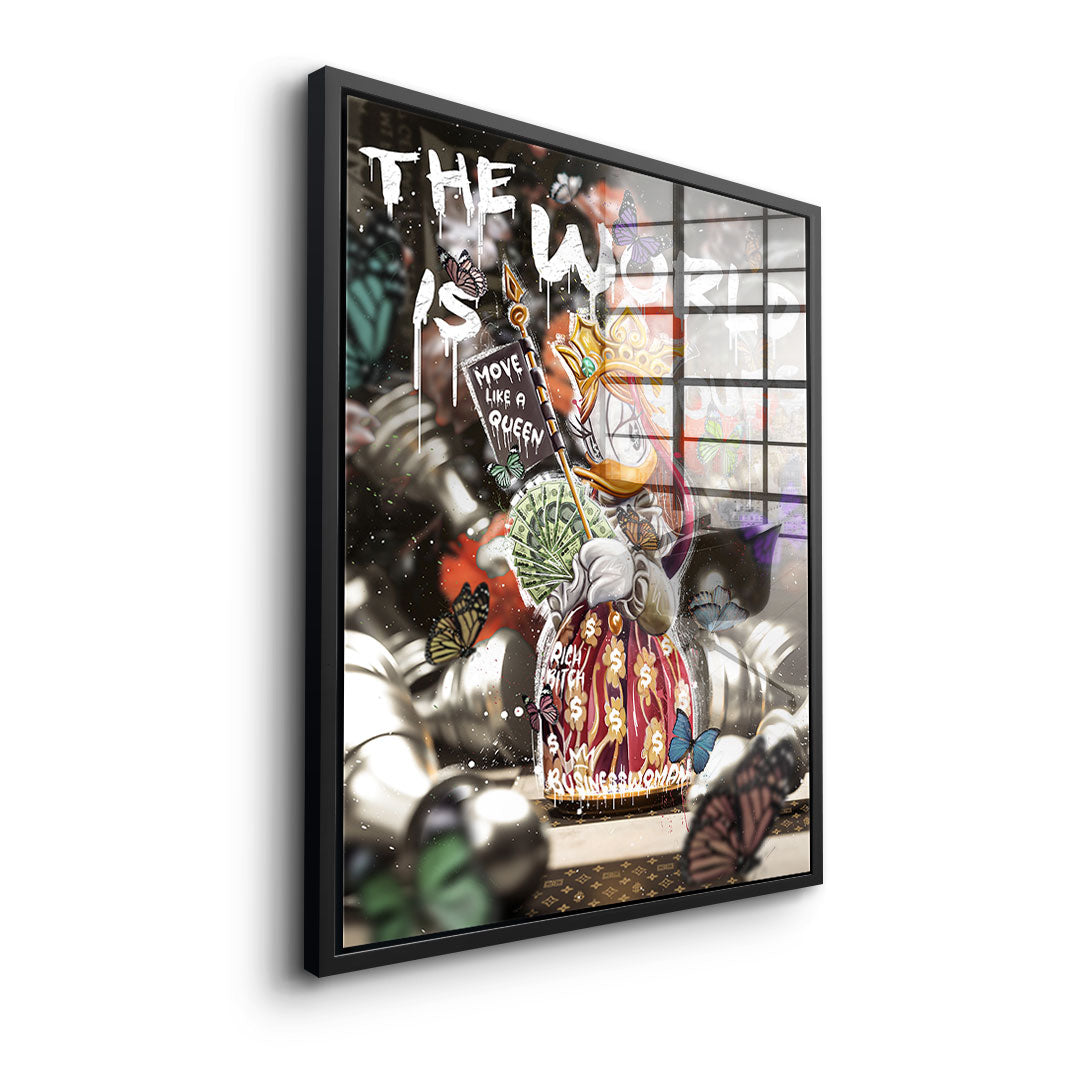 The world is yours - acrylic glass