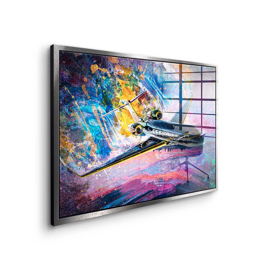 Private Jet - Acrylglas