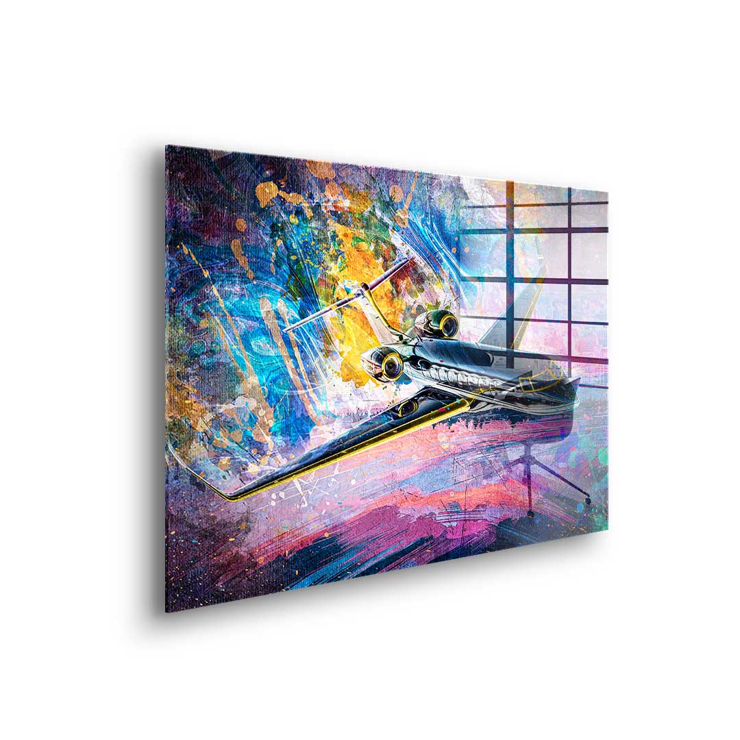 Private Jet - Acrylglas