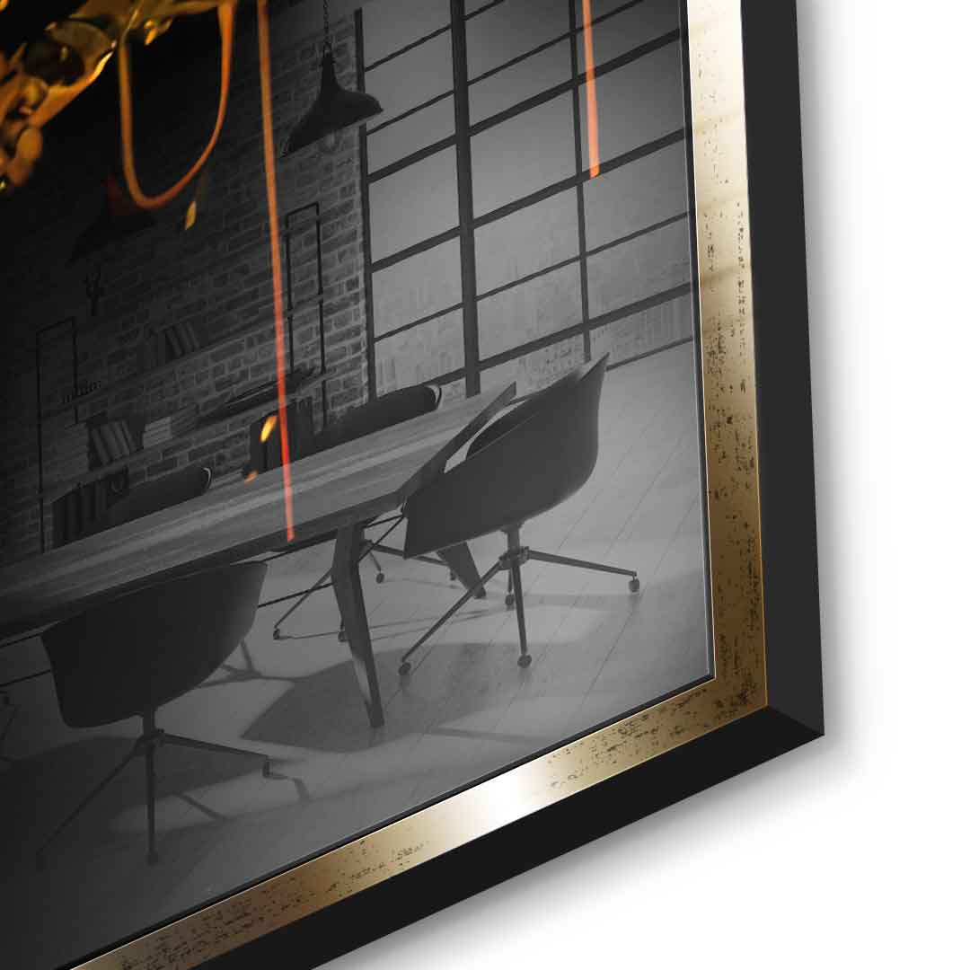 Raw Bitcoin - Acrylic glass