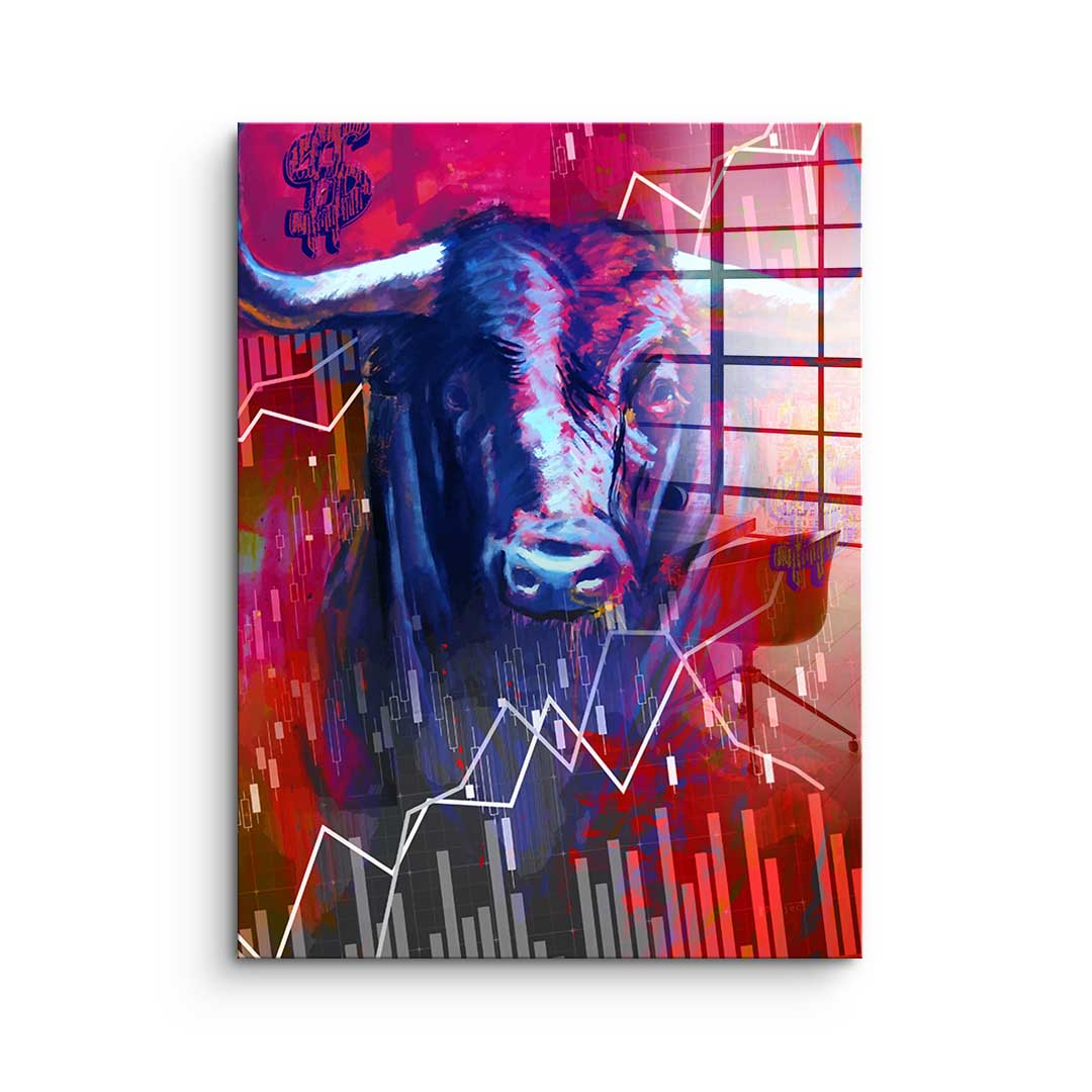 Rote Power - Acrylglas
