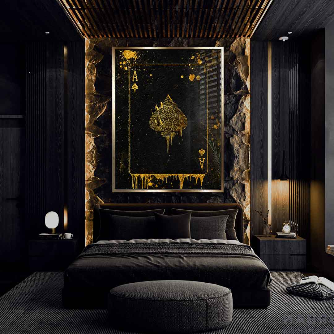 Ace Card - Blattgold