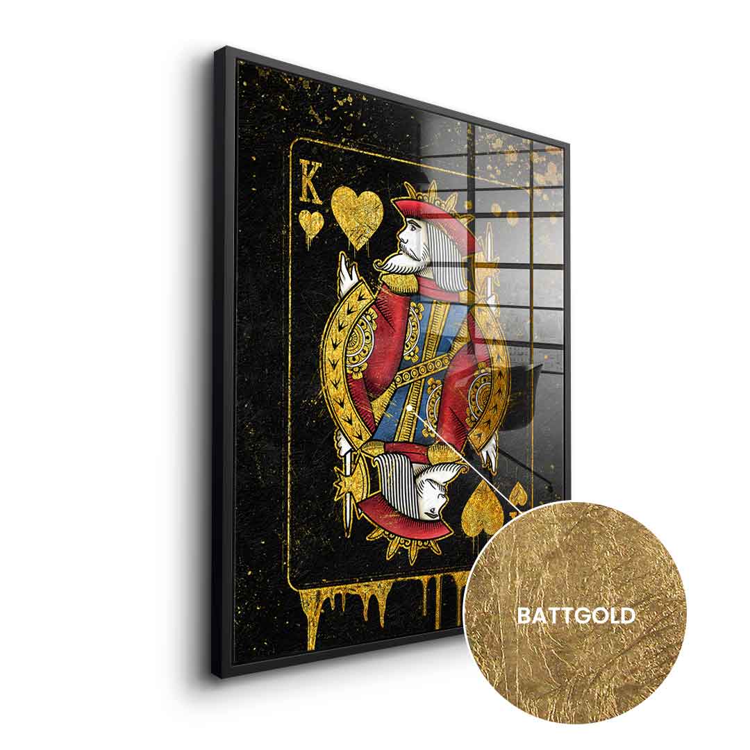 King Card - Gold Leaf
