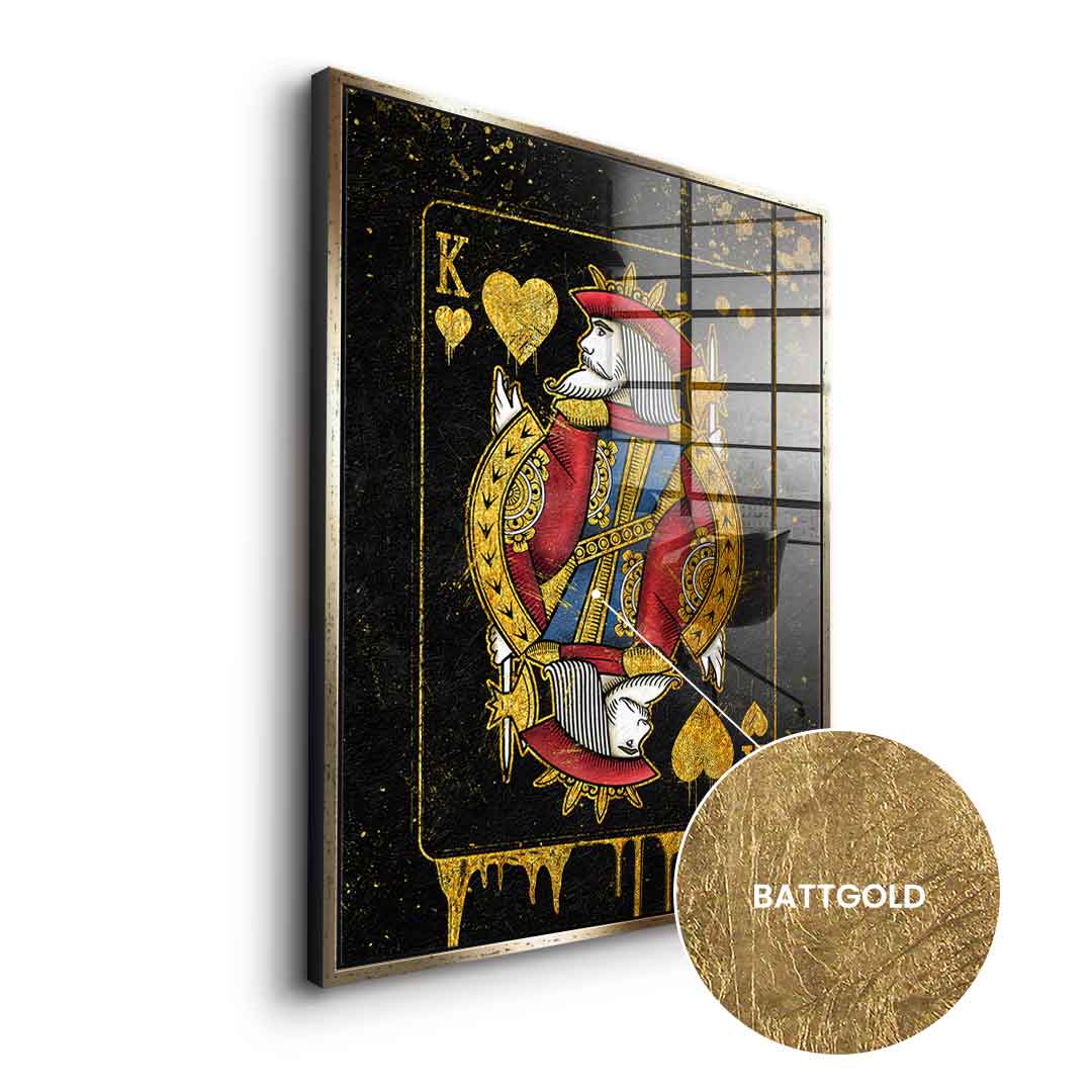 King Card - Gold Leaf