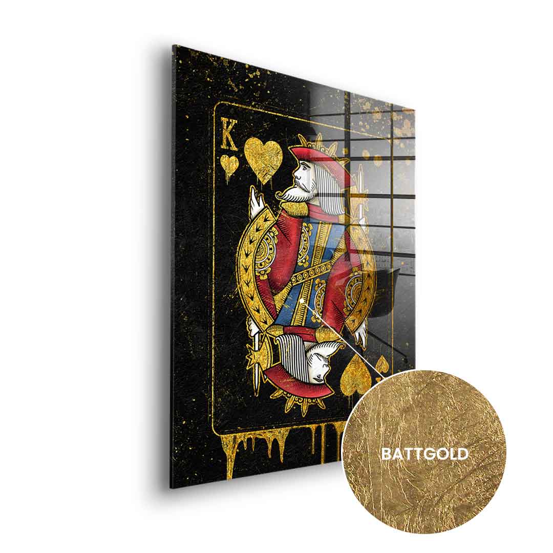 King Card - Gold Leaf