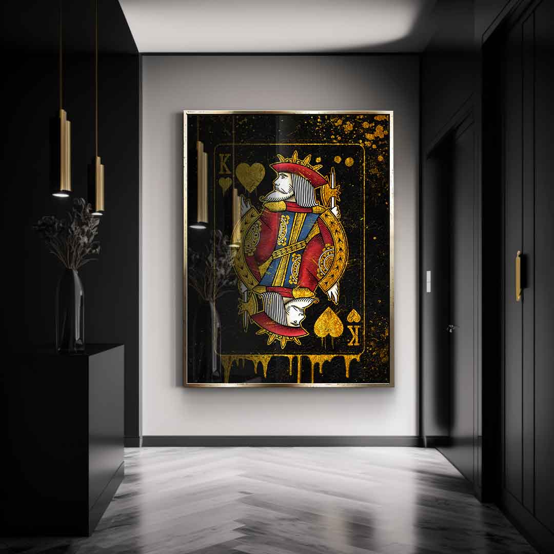 King Card - Gold Leaf
