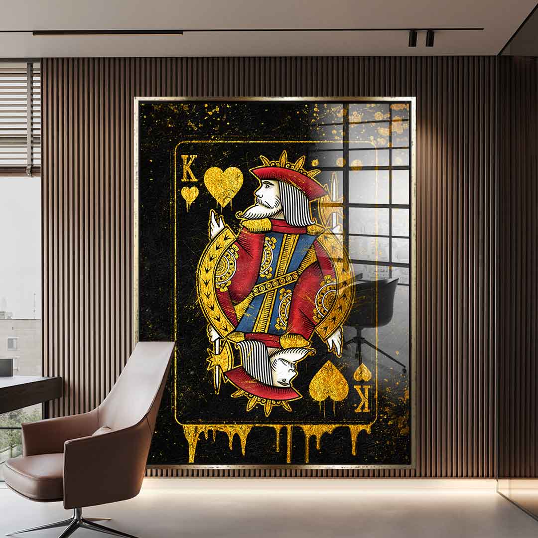 King Card - Gold Leaf